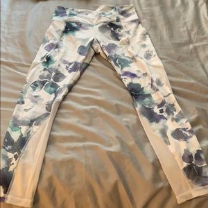 Athleta floral leggings
